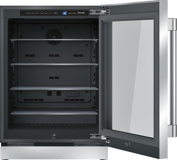 24-Inch Under-Counter Glass Door Refrigerator