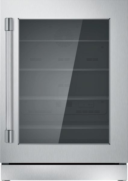24-Inch Under-Counter Glass Door Refrigerator