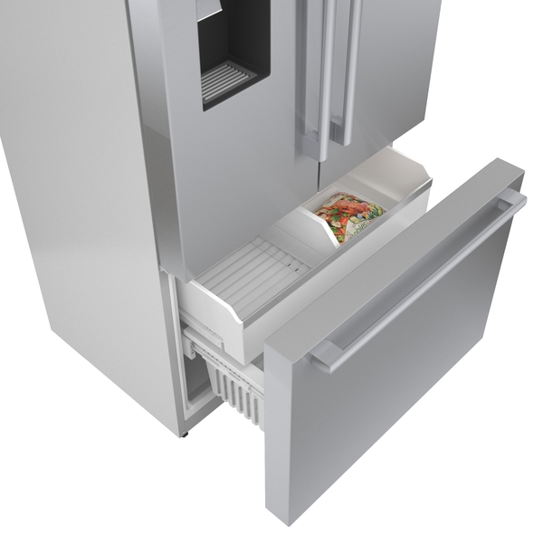 Model: B36CD50SNS | Bosch 500 Series French Door Bottom Mount Refrigerator 36'' 