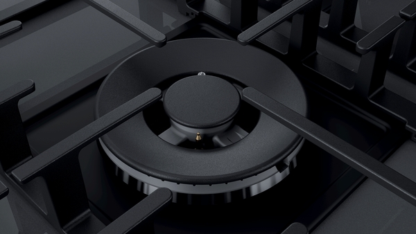 Model: NGMP077UC | Bosch Benchmark®, Gas Cooktop, 30'', Tempered glass, Dark silver