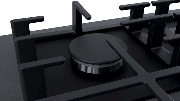 Model: NGMP077UC | Bosch Benchmark®, Gas Cooktop, 30'', Tempered glass, Dark silver