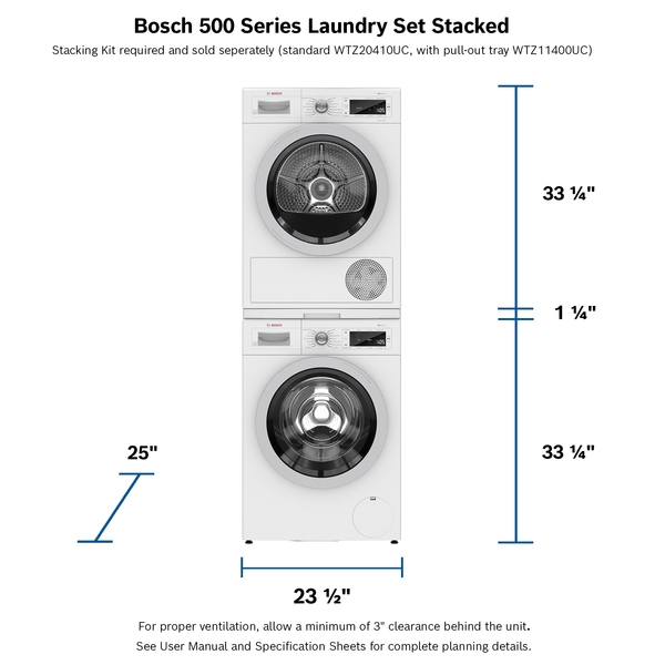 Model: WAW285H1UC | Bosch WAW285H1UC, Compact Washer