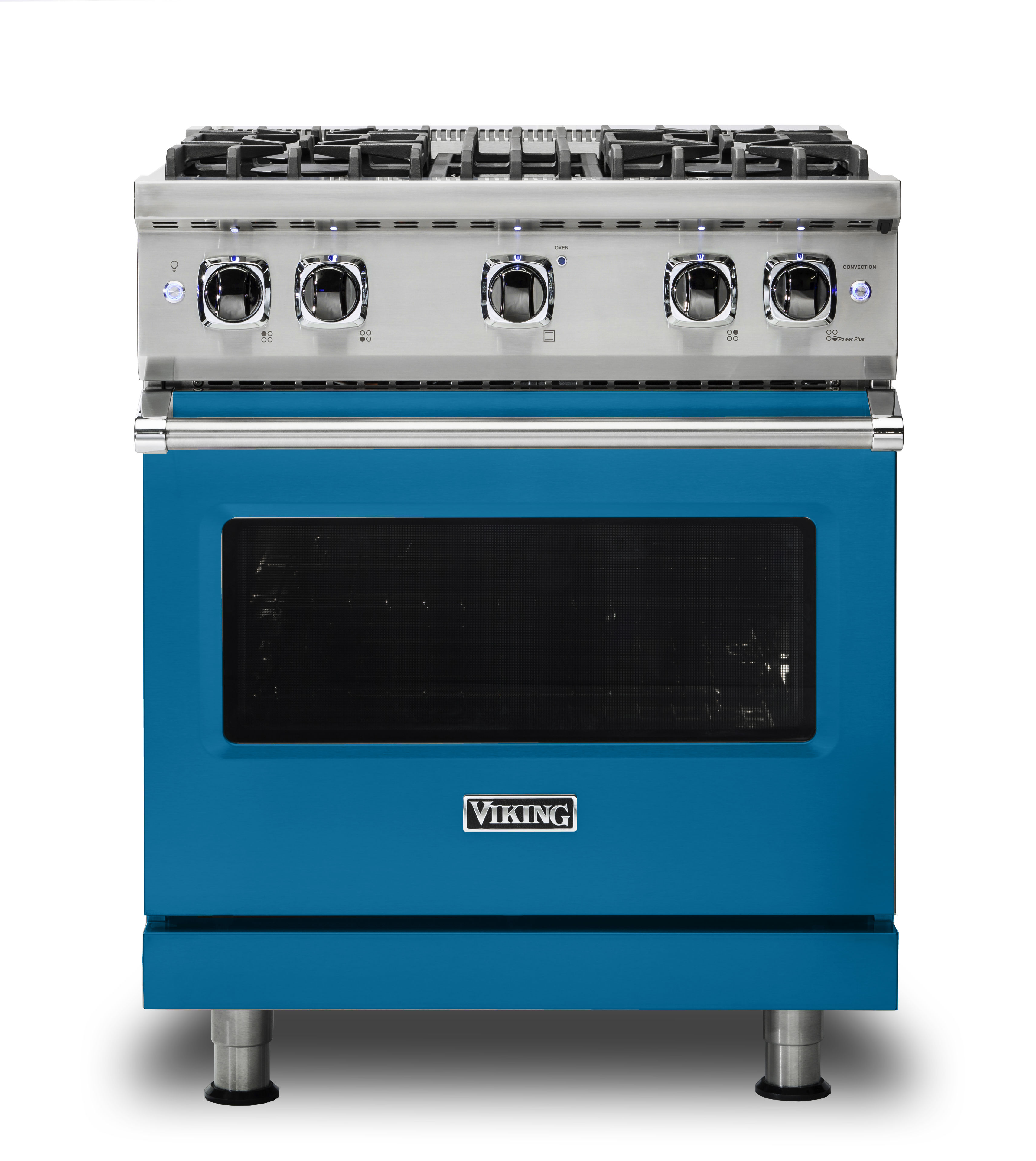 Model: VGR5304BAB | Viking 30"W./24"D. Gas Sealed Burner Range-4 Burners-Alluvial Blue