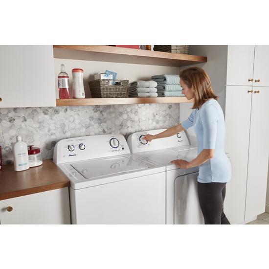 Model: NTW4516FW-Used | Amana 3.5 cu. ft. Top-Load Washer with Dual Action Agitator