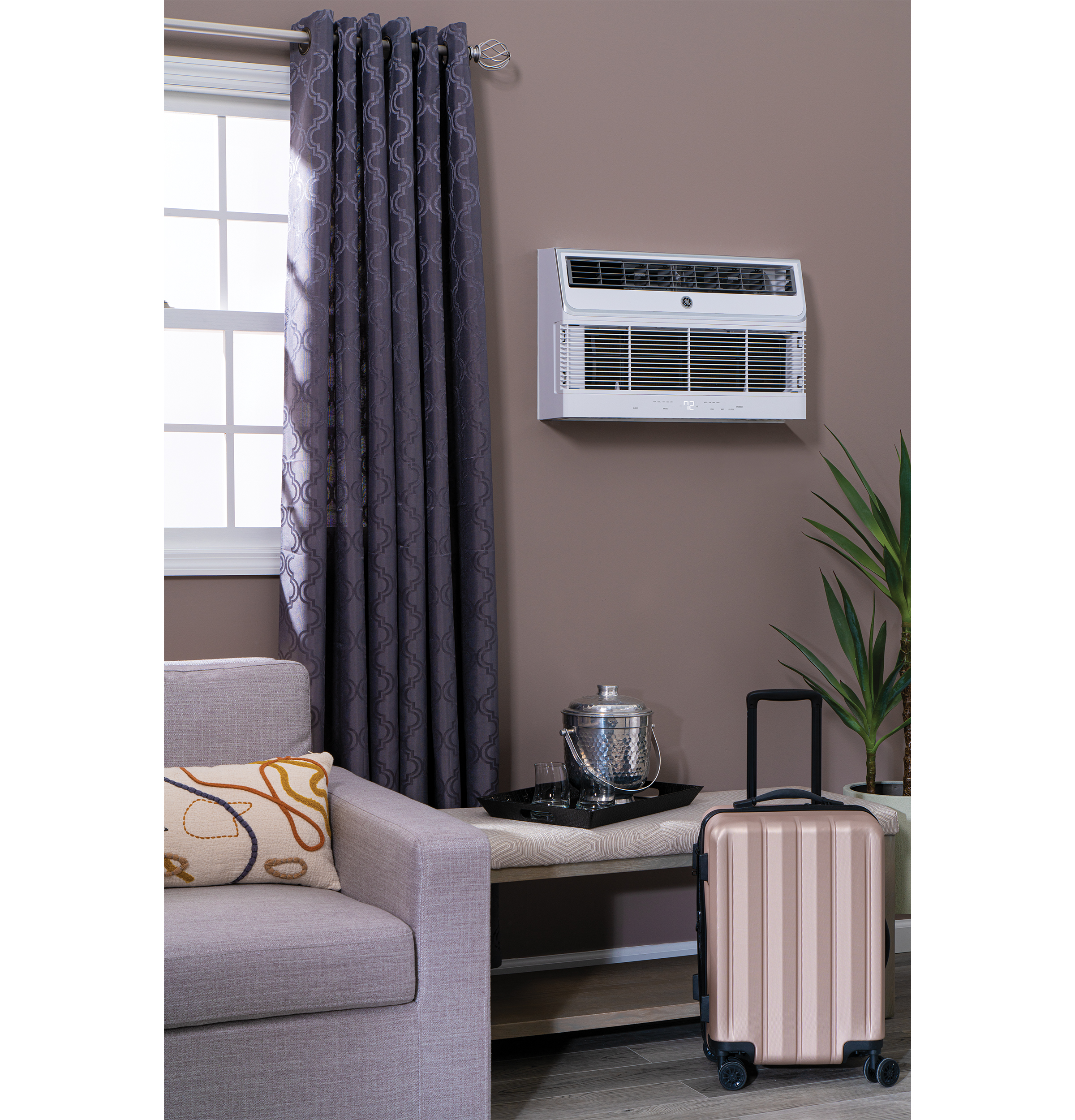 GE - AJEM12DWH - GE® 230/208 Volt Built-In Heat/Cool Room Air Conditioner |  GE AJEM12DWH True Thru the Wall Air Quality Management - Voss TV u0026  Appliance in Pittsburgh, PA