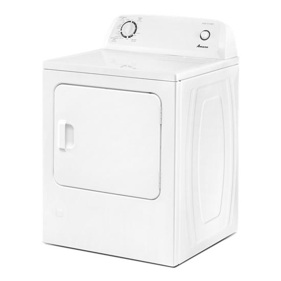 Model: NGD4655EW-USED | Amana 6.5 cu. ft. Gas Dryer with Wrinkle Prevent Option