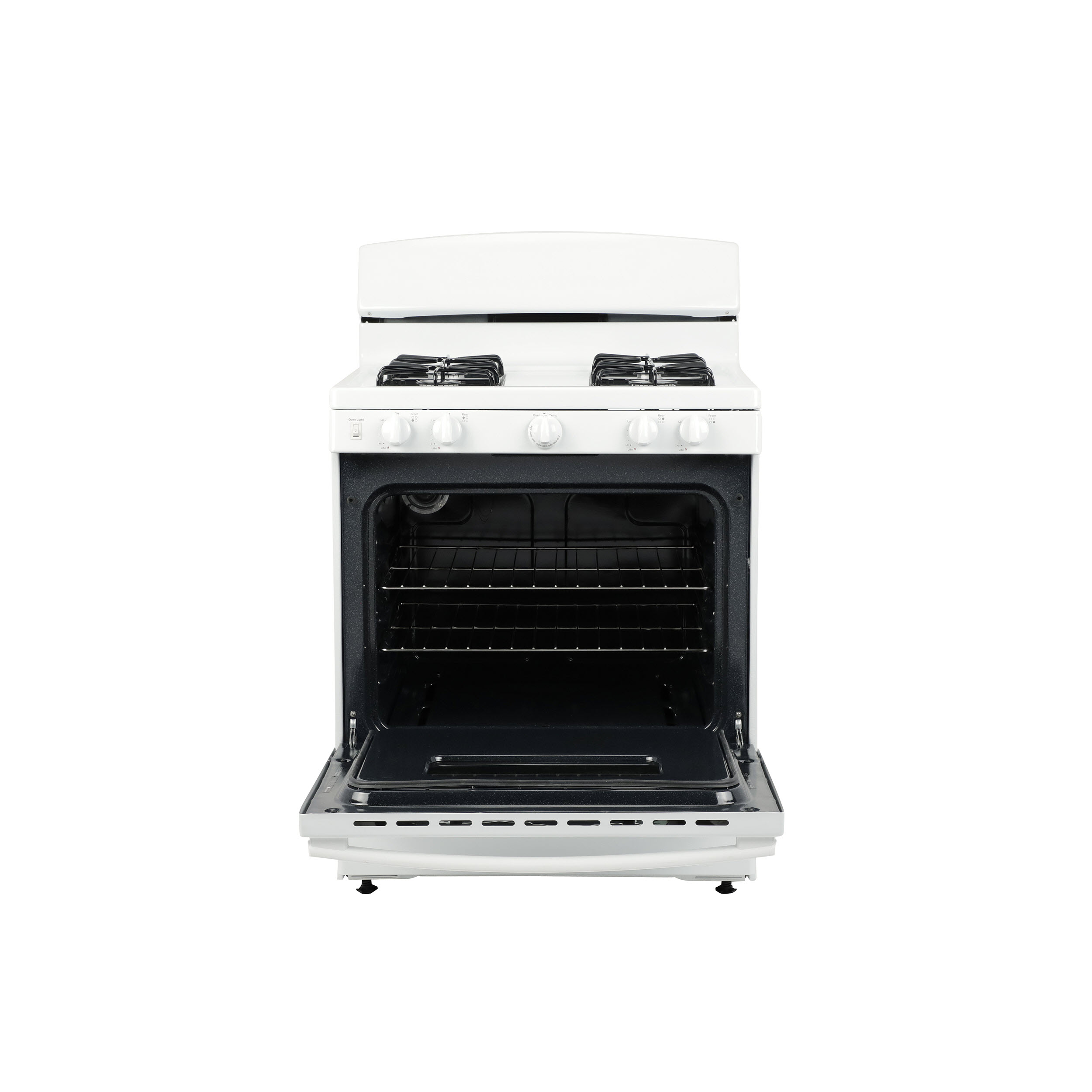GE JGBS10DEMWW GE® 30" FreeStanding Front Control Gas Range Albo