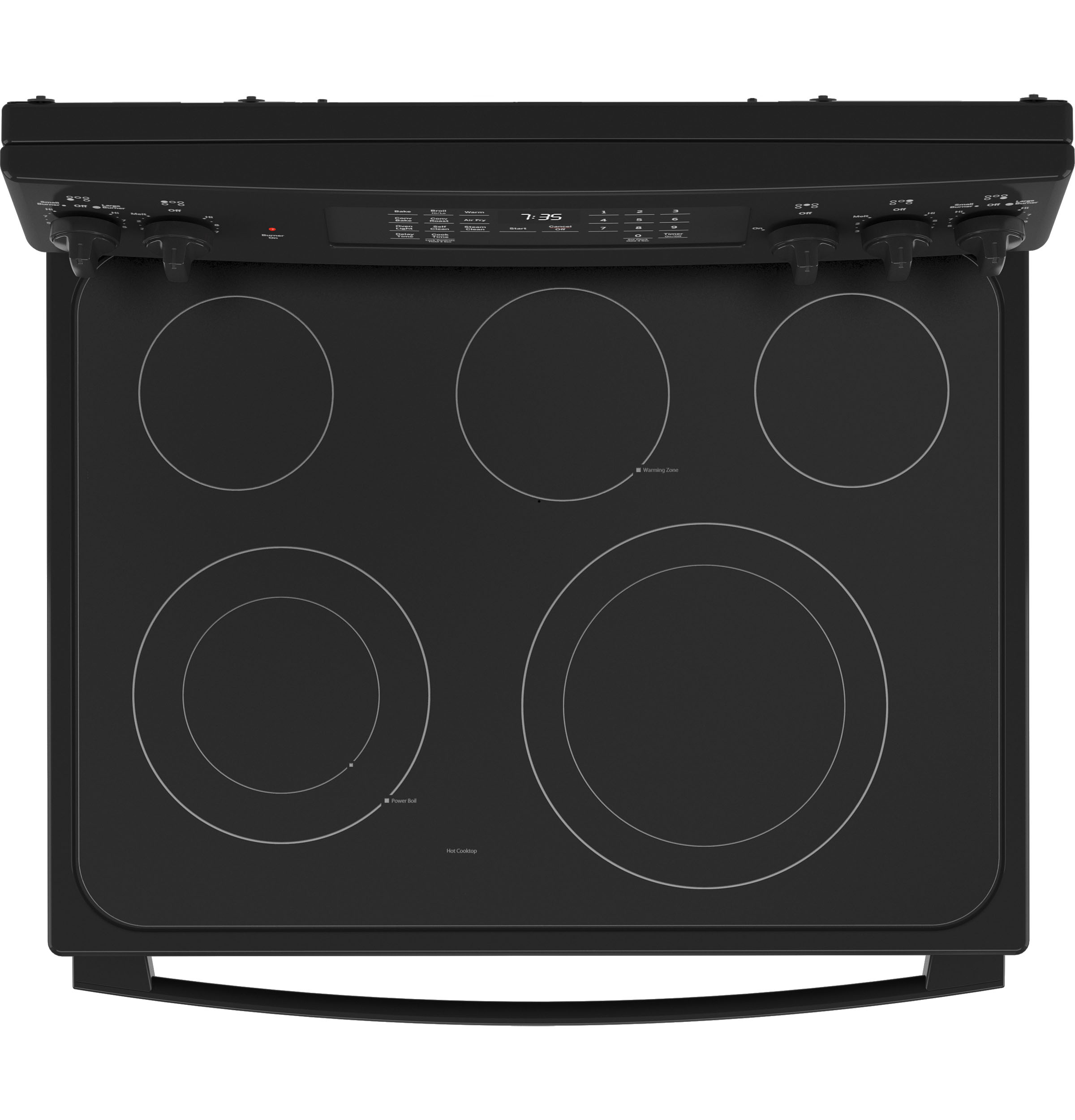 GE JB735DPWW GE 30" FreeStanding Electric Convection Range with No Preheat Air Fry