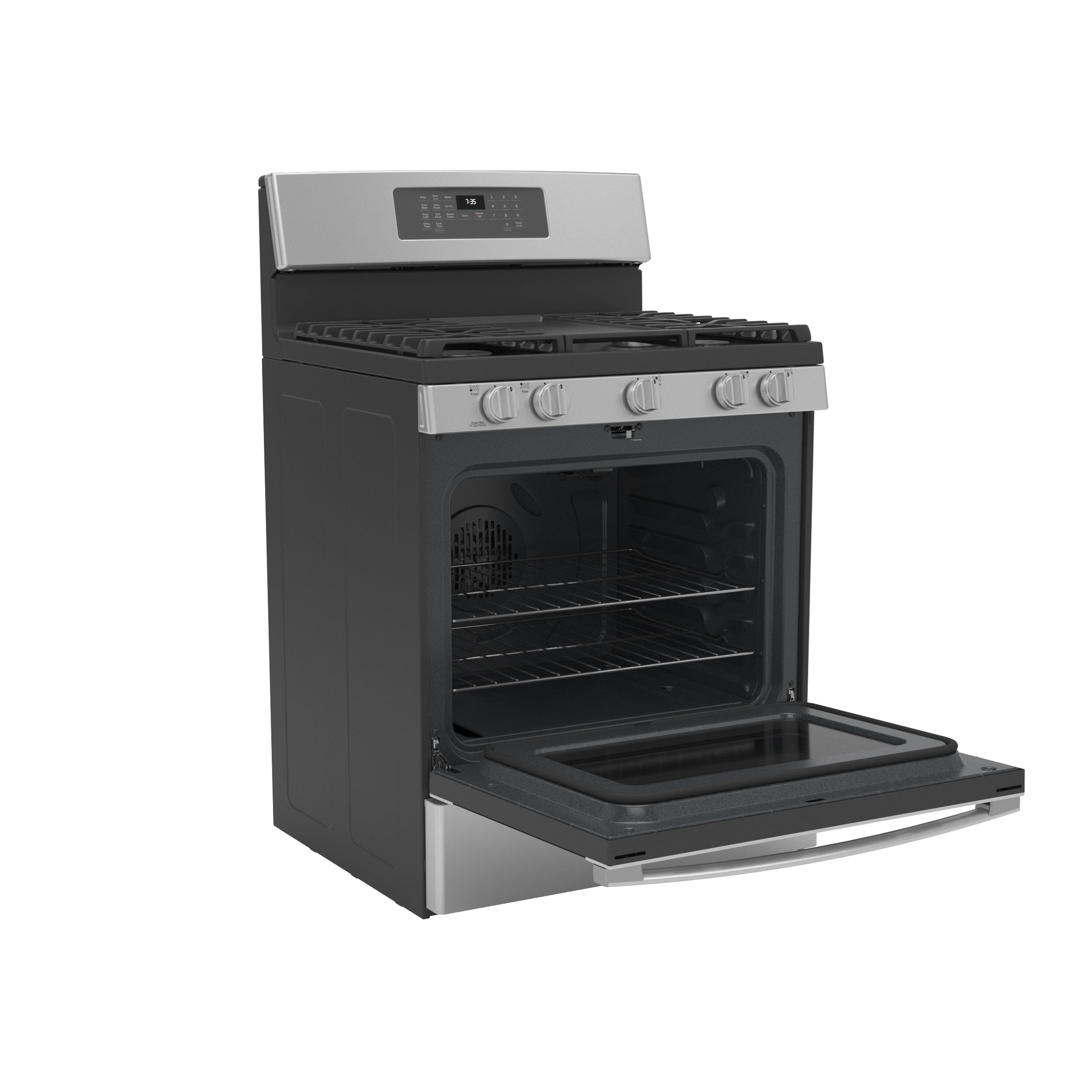 GE JGB735SPSS GE® 30" FreeStanding Gas Convection Range with No