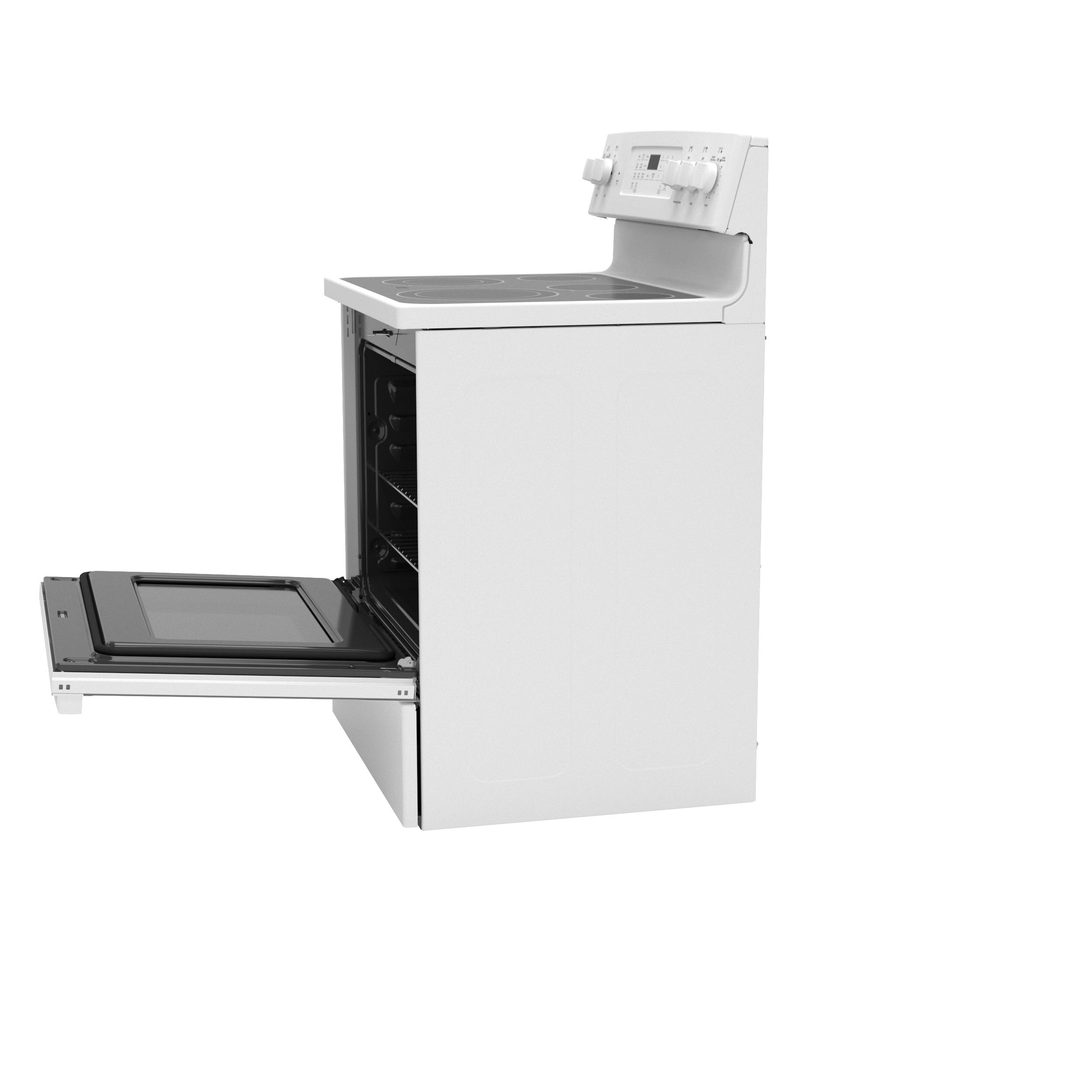 GE JB735DPWW GE® 30" FreeStanding Electric Convection Range with No Preheat Air Fry