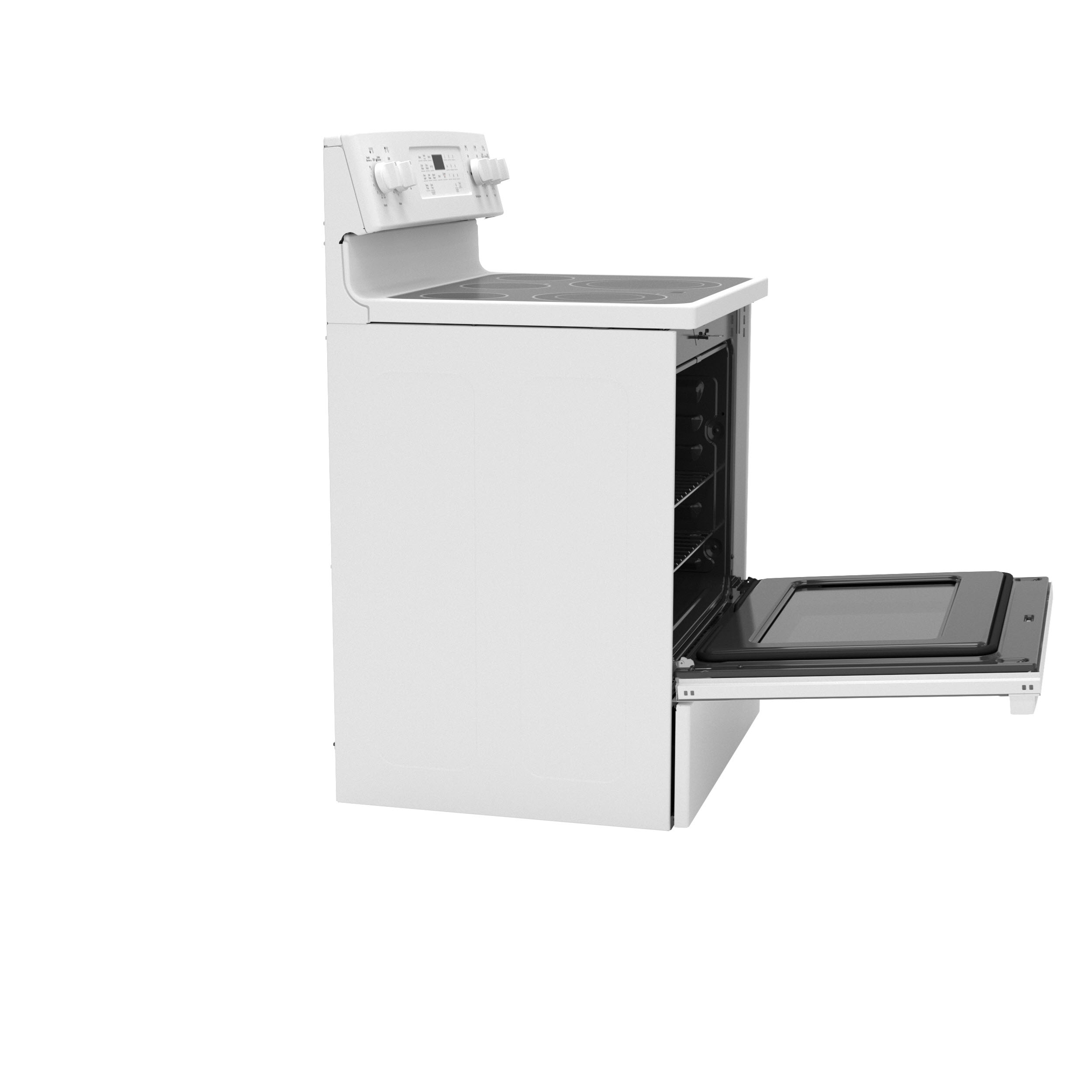 GE JB735DPWW GE® 30" FreeStanding Electric Convection Range with No Preheat Air Fry