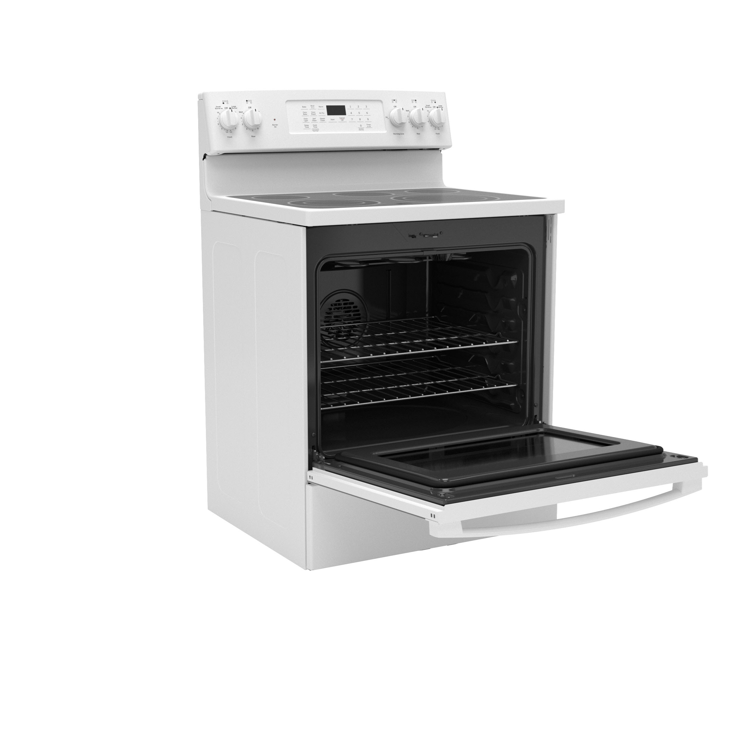 GE JB735DPWW GE® 30" FreeStanding Electric Convection Range with No Preheat Air Fry
