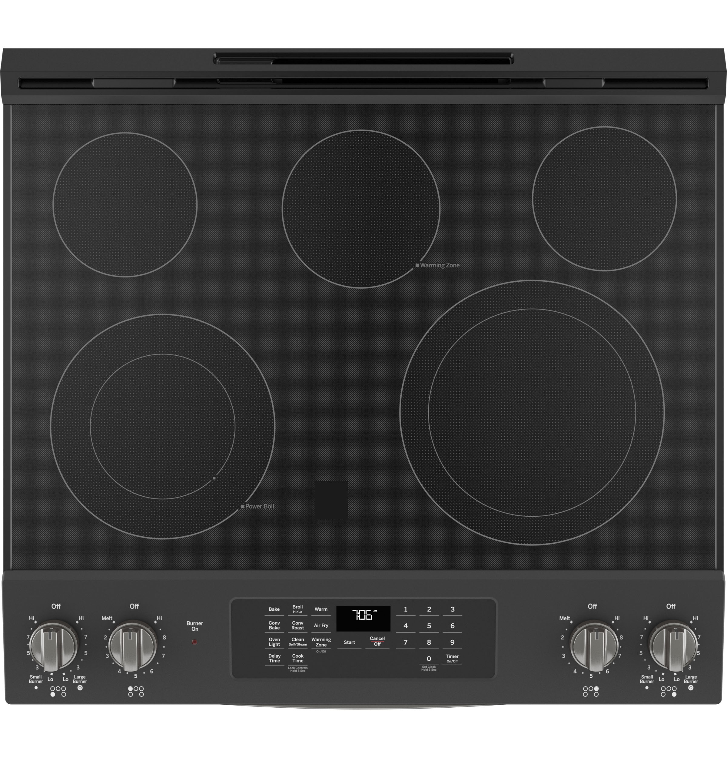 GE JS760FPDS GE 30" SlideIn Electric Convection Range with No