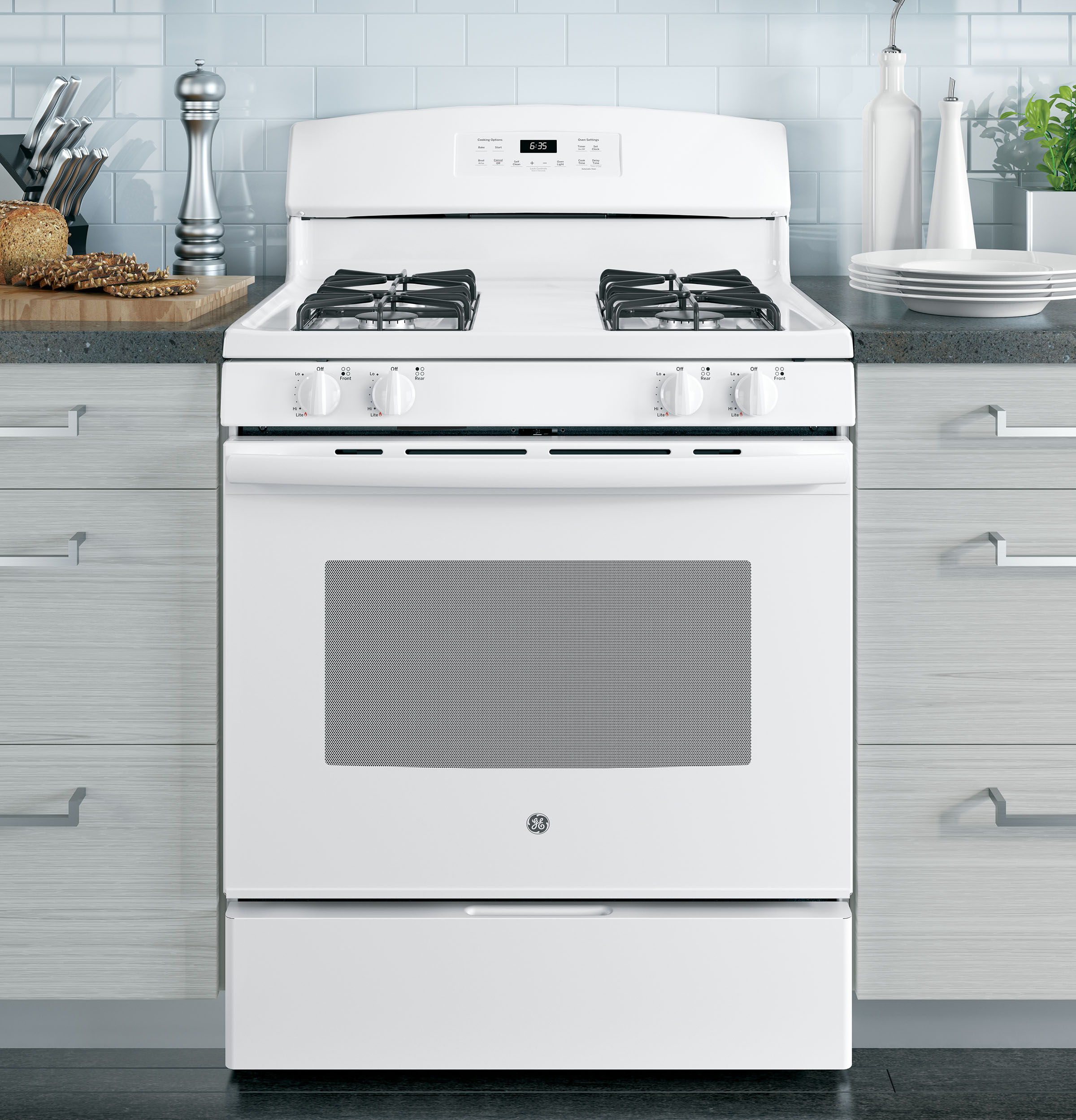 GE JGB635DEKWW GE® 30" FreeStanding Gas RangeJGB635DEKWW