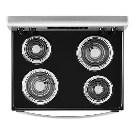 Model: WFC150M0JS | Whirlpool 4.8 cu. ft. Whirlpool® electric range with Keep Warm setting