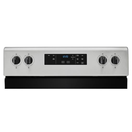 Model: WFC150M0JS | Whirlpool 4.8 cu. ft. Whirlpool® electric range with Keep Warm setting