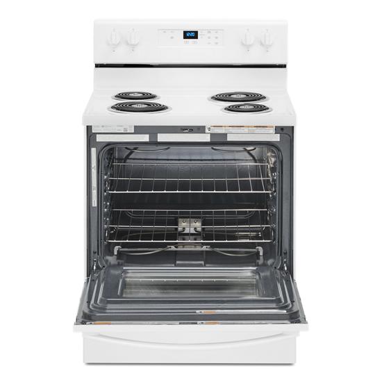 Model: WFC150M0JW | Whirlpool 4.8 cu. ft. Whirlpool® electric range with Keep Warm setting