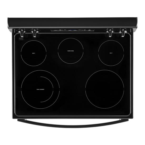 Model: WFE525S0JB | Whirlpool 5.3 cu. ft. Whirlpool® electric range with Frozen Bake™ technology