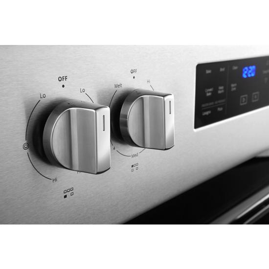 Model: WFE535S0JS | Whirlpool 5.3 cu. ft. Whirlpool® electric range with Frozen Bake™ technology