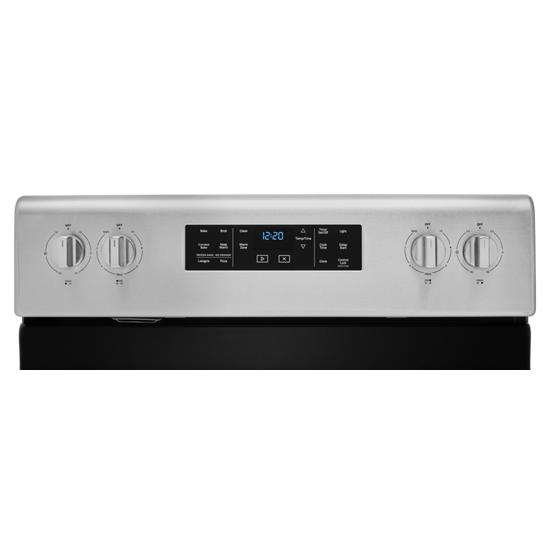 Model: WFE535S0JS | Whirlpool 5.3 cu. ft. Whirlpool® electric range with Frozen Bake™ technology