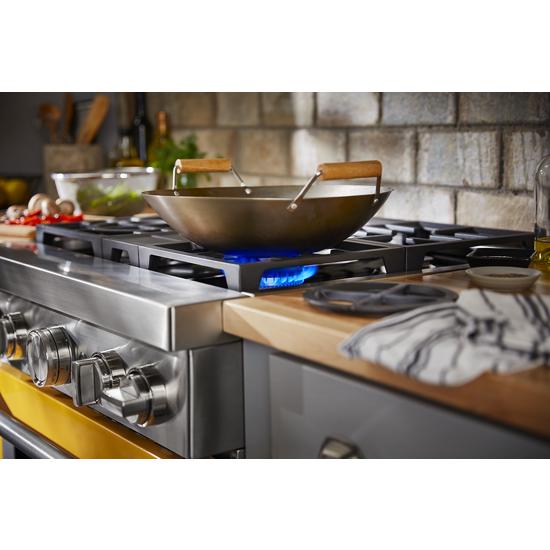 Model: KFDC500JYP | KitchenAid KitchenAid® 30'' Smart Commercial-Style Dual Fuel Range with 4 Burners