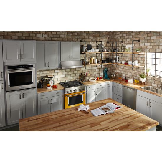 Model: KFDC500JYP | KitchenAid KitchenAid® 30'' Smart Commercial-Style Dual Fuel Range with 4 Burners