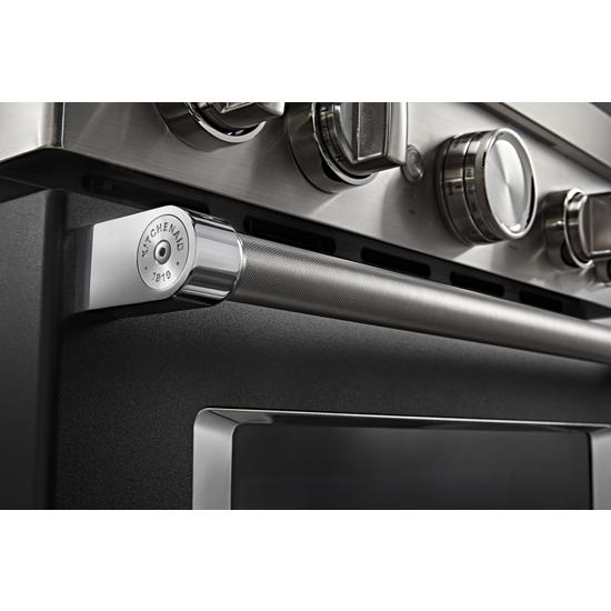 Model: KFGC500JBK | KitchenAid KitchenAid® 30'' Smart Commercial-Style Gas Range with 4 Burners