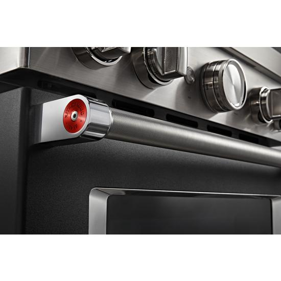 Model: KFGC500JBK | KitchenAid KitchenAid® 30'' Smart Commercial-Style Gas Range with 4 Burners