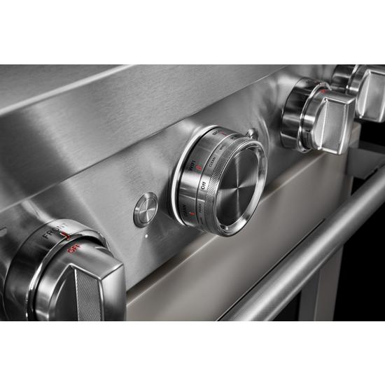 Model: KFGC500JMH | KitchenAid KitchenAid® 30'' Smart Commercial-Style Gas Range with 4 Burners