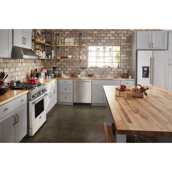Model: KFGC500JMH | KitchenAid KitchenAid® 30'' Smart Commercial-Style Gas Range with 4 Burners