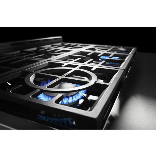 KitchenAid 36 Smart Commercial-Style GAS Range with 6 Burners (KFGC506JMH)