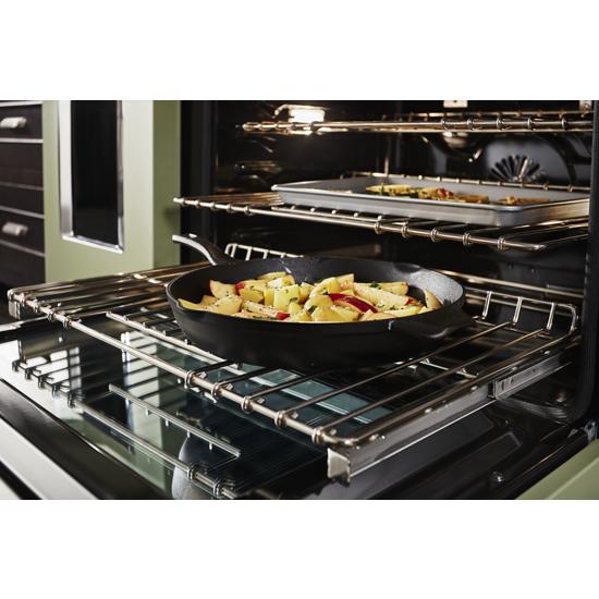 Model: KFGC558JAV | KitchenAid KitchenAid® 48'' Smart Commercial-Style Gas Range with Griddle