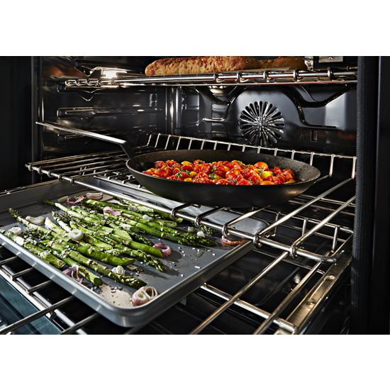 Model: KFGC558JAV | KitchenAid KitchenAid® 48'' Smart Commercial-Style Gas Range with Griddle