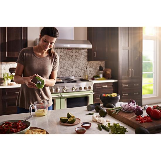 Model: KFGC558JAV | KitchenAid KitchenAid® 48'' Smart Commercial-Style Gas Range with Griddle