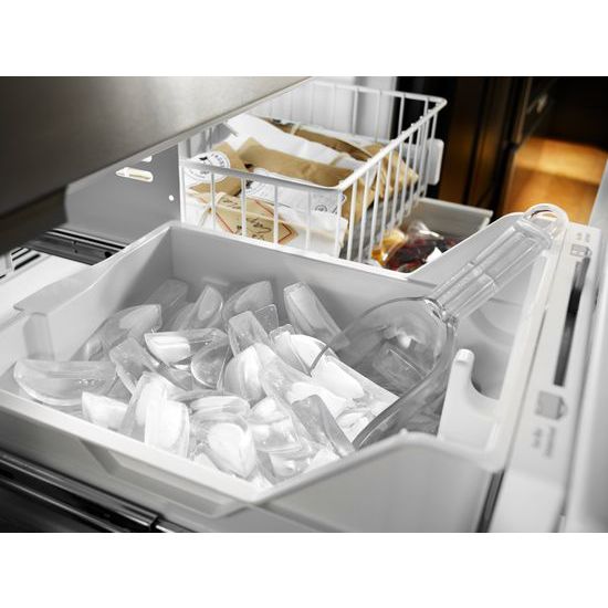 Kitchenaid Krfc302ess 22 Cu Ft 36 Inch Width Counter Depth French Door Refrigerator With Interior Dispense Krfc302ess Edwards Appliance