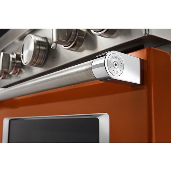 Model: KFDC500JSC | KitchenAid KitchenAid® 30'' Smart Commercial-Style Dual Fuel Range with 4 Burners