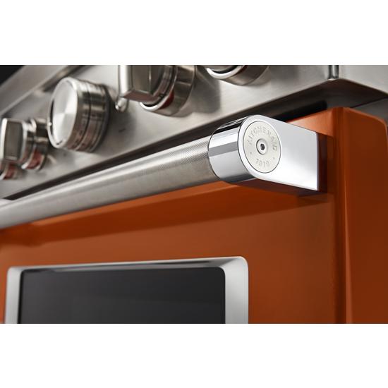 Model: KFDC500JSC | KitchenAid KitchenAid® 30'' Smart Commercial-Style Dual Fuel Range with 4 Burners