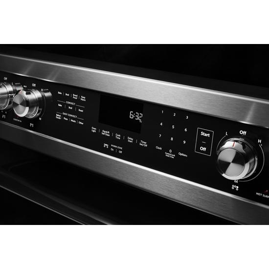 Model: KFEG504KPS | KitchenAid 30-Inch 5 Element Electric Convection Range with PrintShield™ Finish