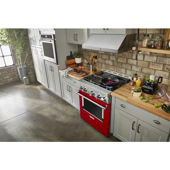 Model: KFGC500JPA | KitchenAid KitchenAid® 30'' Smart Commercial-Style Gas Range with 4 Burners