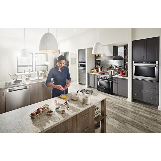 Model: KFGC506JBK | KitchenAid KitchenAid® 36'' Smart Commercial-Style Gas Range with 6 Burners