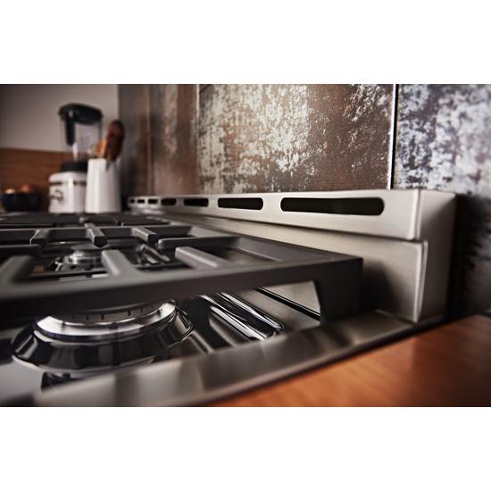 Model: KFGC506JMB | KitchenAid KitchenAid® 36'' Smart Commercial-Style Gas Range with 6 Burners