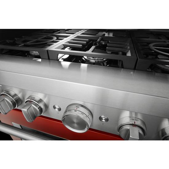 Model: KFGC506JSC | KitchenAid KitchenAid® 36'' Smart Commercial-Style Gas Range with 6 Burners