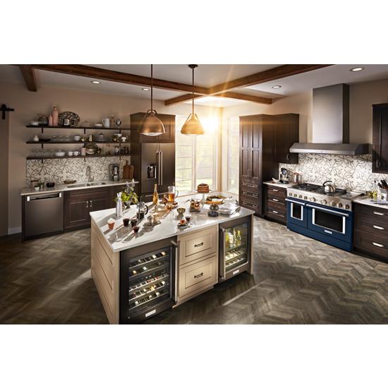 Model: KFGC558JIB | KitchenAid KitchenAid® 48'' Smart Commercial-Style Gas Range with Griddle