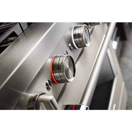 Model: KFGC558JMH | KitchenAid KitchenAid® 48'' Smart Commercial-Style Gas Range with Griddle