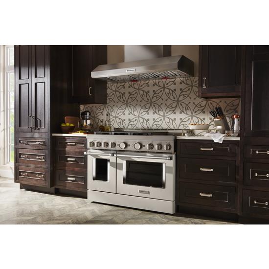 Model: KFGC558JMH | KitchenAid KitchenAid® 48'' Smart Commercial-Style Gas Range with Griddle