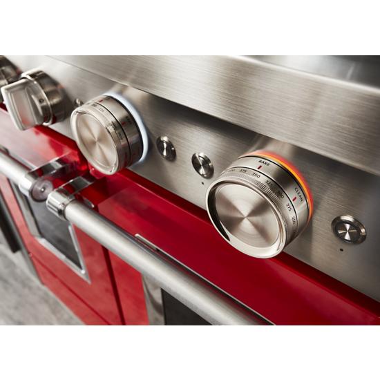 Model: KFGC558JPA | KitchenAid KitchenAid® 48'' Smart Commercial-Style Gas Range with Griddle
