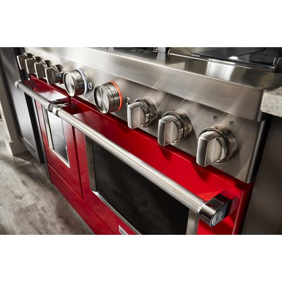 Model: KFGC558JPA | KitchenAid KitchenAid® 48'' Smart Commercial-Style Gas Range with Griddle