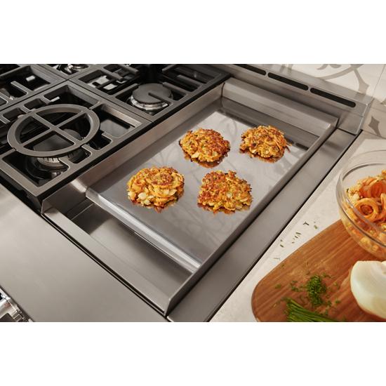 Model: KFGC558JPA | KitchenAid KitchenAid® 48'' Smart Commercial-Style Gas Range with Griddle