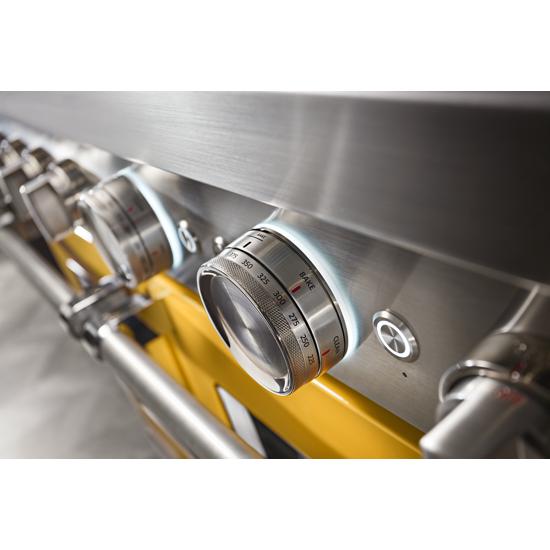 Model: KFGC558JYP | KitchenAid KitchenAid® 48'' Smart Commercial-Style Gas Range with Griddle