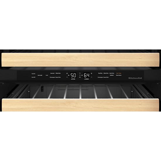 KitchenAid KUWL214KSB 24" Undercounter Wine Cellar with Glass Door